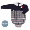 Juliana Winter Baby Boy Navy Romper Armonia