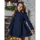 Abuela Tata Winter Girl Navy Coat