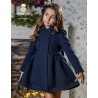 Abuela Tata Winter Girl Navy Coat