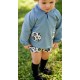 Cocote Winter Baby Boy Set Animal Print with Sweatshirt