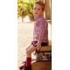 Cocote Invierno Conjunto niño Vichy Burdeos