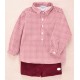 Cocote Invierno Conjunto niño Vichy Burdeos