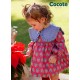 Cocote Winter Baby Girl Fuchsia Dress Pineapples