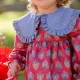Cocote Winter Baby Girl Fuchsia Dress Pineapples