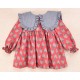 Cocote Winter Baby Girl Fuchsia Dress Pineapples