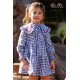 José Varón Invierno Vestido niña Vichy Azul