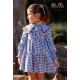 José Varón Invierno Vestido niña Vichy Azul