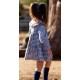 José Varón Invierno Vestido niña Vichy Azul