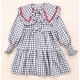 José Varón Invierno Vestido niña Vichy Azul