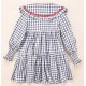 José Varón Invierno Vestido niña Vichy Azul