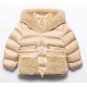 Abel & Lula Winter Girl Hair Almond Satin Coat