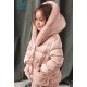 Abel & Lula Invierno Chaquetón niña Satinado Pelo Pétalo