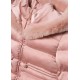 Abel & Lula Winter Girl Hair Petal Satin Coat