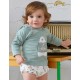 Pequeños Piratas Invierno Conjunto bebé niño Verde Oso