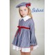 Babiné Invierno Vestido niña Denim Rayas