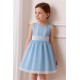 Abel & Lula Summer Girl Blue Tulle Ceremony Dress
