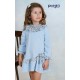 Petit DBB Invierno Vestido niña Celeste Liberty