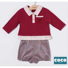 Coco Acqua Winter Baby Boy Wine and Cocoa Set