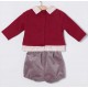 Coco Acqua Invierno Conjunto bebé niño Vino y Cacaco