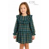Eve Children Invierno Vestido niña Blue Duck Cuadros
