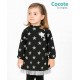 Cocote Invierno niña Vestido Negro Estrellas