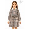 Blanca Valiente Invierno Vestido niña Camisero Cuadros
