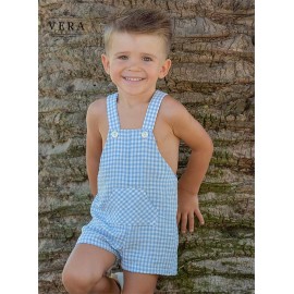 Vera Verano Peto niño Cuadritos Vichy Azules