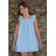 Vera Verano Vestido niña Cuadritos Vichy Azules