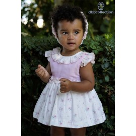 DBB Collection Summer Baby Girl White and Pink Set