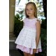 DBB Collection Verano Vestido niña Rosa y Blanco