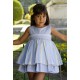 DBB Collection Verano Vestido niña Rayas Azules y Amarillas