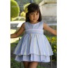 DBB Collection Summer Girl Dress Blue and Yellow Stripes