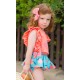 Pequeños Piratas Winter Baby Girl Set Apples