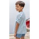 Boetie Summer Boy Striped Set Azahar