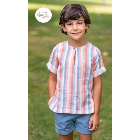 Boetie Summer Boy Striped Set Linet