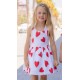 Miranda Verano Vestido bebé niña Blanco Corazones