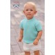 Nel Blu Verano Conjunto bebé niño Verde Agua y Crema