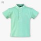 Nel Blu Verano Conjunto bebé niño Verde Agua y Crema
