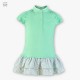 Nel Blu Summer Girl Water Green Dress Ruffles