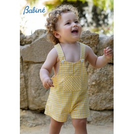 Babiné Verano Peto niño Vichy Amarillo