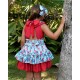 Babiné Summer Girl Red Dress Poppies