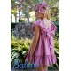 Babiné Summer Girl Pink Dress Eyelet