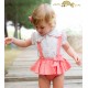 Pequeños Piratas Invierno Conjunto bebé niña Conejos Coral