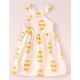 Cocote Verano Vestido niña Blanco Cachimir Amarillo