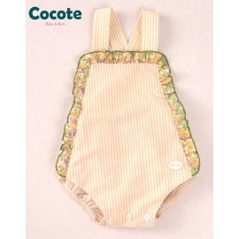 Cocote Verano Rana bebé Rayas Amarillas