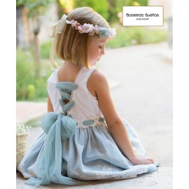 Cosiendo Sueños Summer Girl Ceremony Dress Powder Blue
