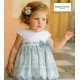 Cosiendo Sueños Summer Baby Girl Ceremony Set Powder Blue