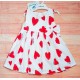 Miranda Summer Baby Girl White Dress Hearts