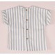 Jose Varon Summer Baby Boy Blue Striped Set Flowers