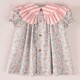 José Varón Verano Vestido bebé niña Liberty con Rayas Rosas